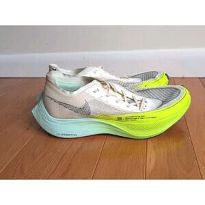 Nike ZOOMX VAPORFLY NEXT% 2 running shoes, Men's size 11 Volt White Used